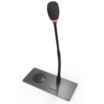 Врезной микрофонный пульт делегата с громкоговорителем, микрофон заказывается отдельно TELEVIC D-CERNO-F-DD