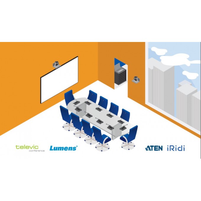 Решение для автонаведения камеры на активного участника конференции TELEVIC IRIDI-TLA