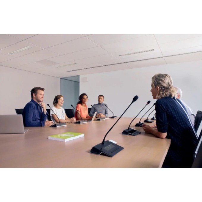 Беспроводная конференц-система TELEVIC Confidea FLEX G4 на 12 делегатов, опционально с Dante TELEVIC-WAP-G4-X-12